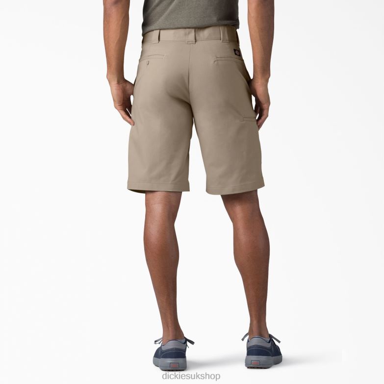 Relaxed Fit Work Shorts 11\" Men Dickies Desert Sand (DS) 88T84353 Work Apparel