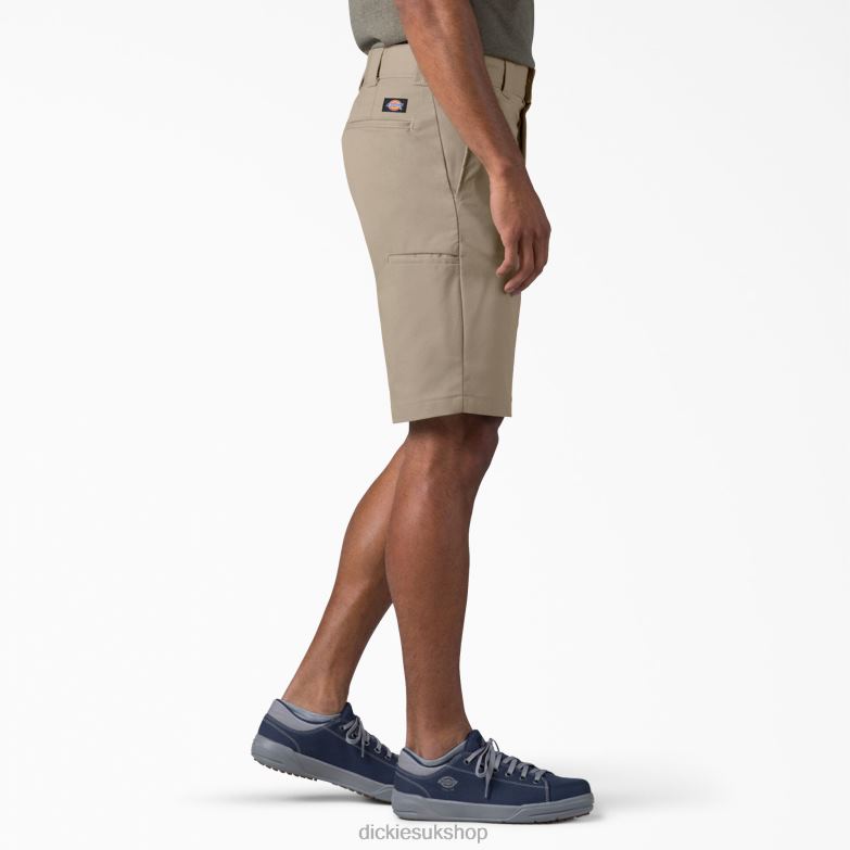 Relaxed Fit Work Shorts 11\" Men Dickies Desert Sand (DS) 88T84353 Work Apparel