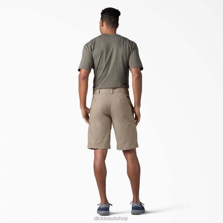 Relaxed Fit Work Shorts 11\" Men Dickies Desert Sand (DS) 88T84353 Work Apparel