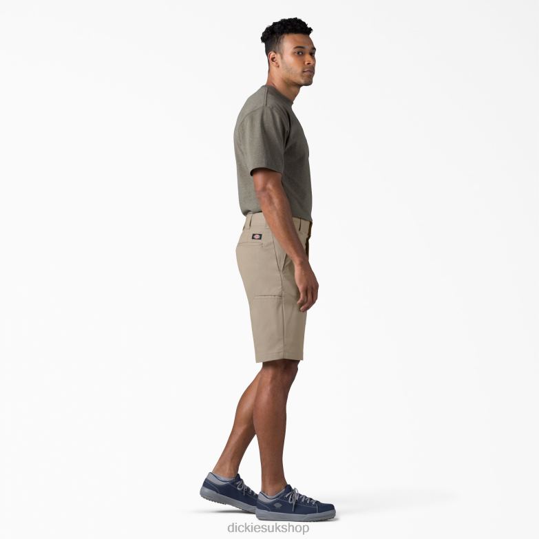 Relaxed Fit Work Shorts 11\" Men Dickies Desert Sand (DS) 88T84353 Work Apparel