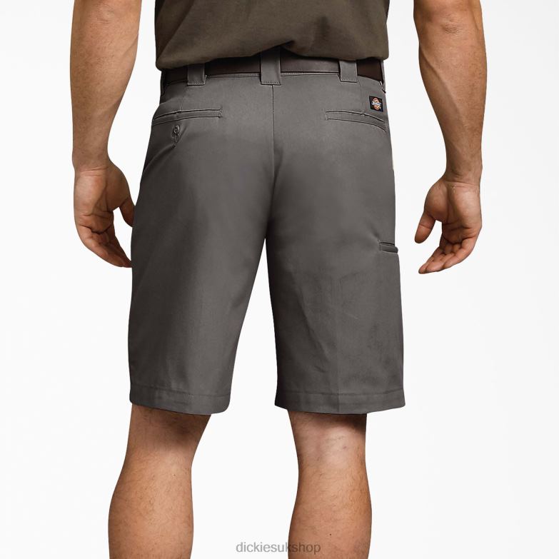 Relaxed Fit Work Shorts 11\" Men Dickies Gravel Gray (VG) 88T84355 Work Apparel