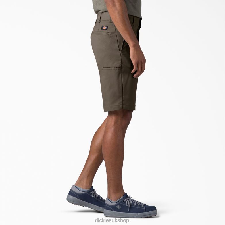 Relaxed Fit Work Shorts 11\" Men Dickies Mushroom (MR1) 88T84354 Work Apparel