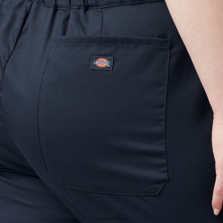 Plus FLEX Cooling Short Sleeve Coveralls Women Dickies Dark Navy (DN) 88T841551 Work Apparel