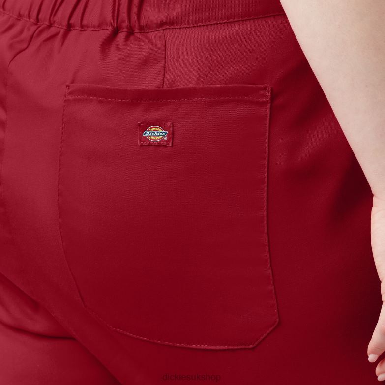 Plus FLEX Cooling Short Sleeve Coveralls Women Dickies English Red (ER) 88T841552 Work Apparel