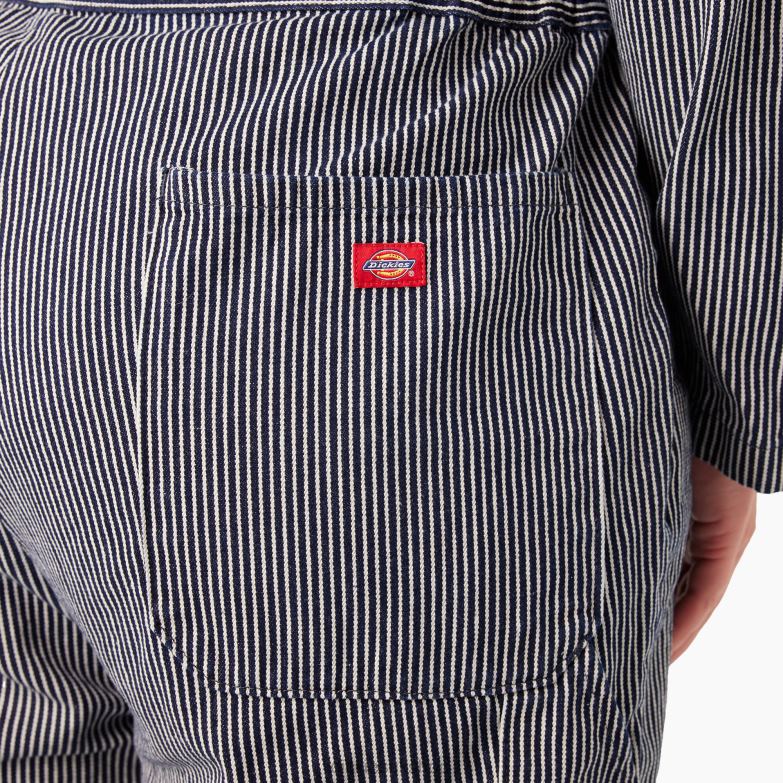 Plus Long Sleeve Hickory Stripe Overalls Women Dickies Regular 88T841951 Work Apparel