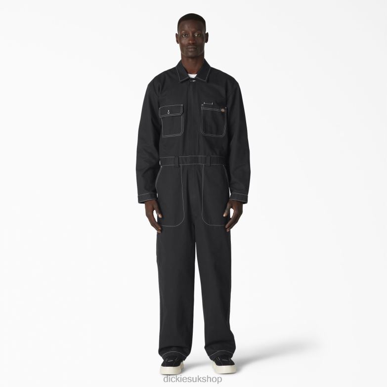 Reworked Long Sleeve Coveralls Men Dickies Regular 88T841444 Work Apparel