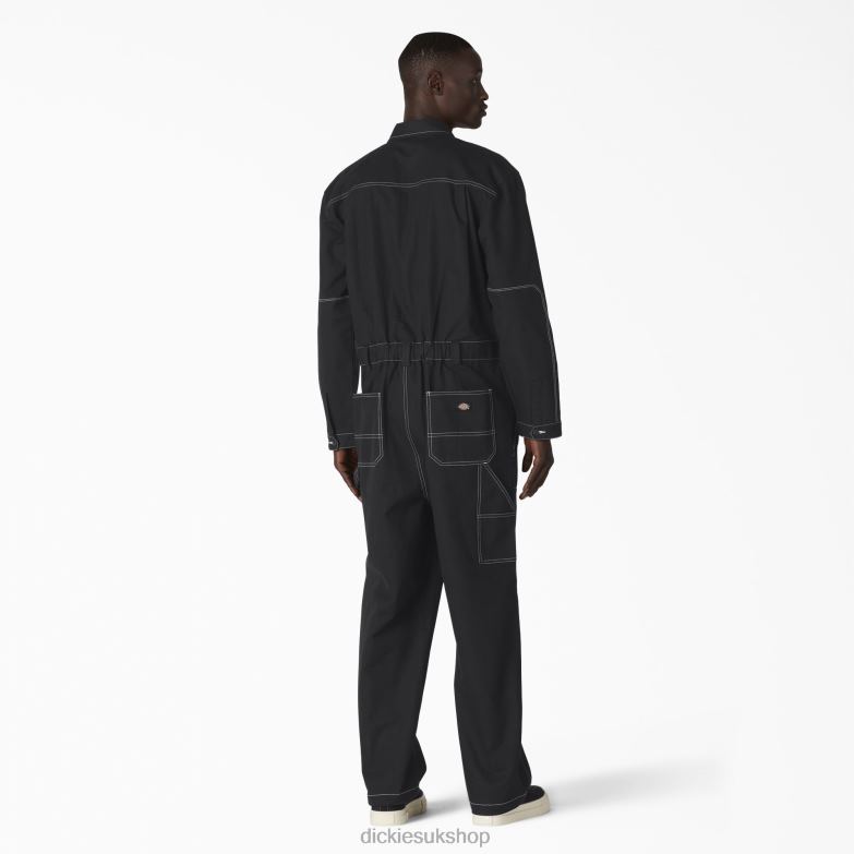 Reworked Long Sleeve Coveralls Men Dickies Regular 88T841444 Work Apparel