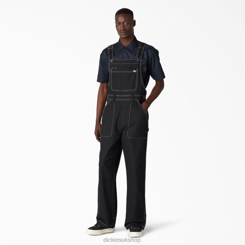 Reworked Utility Bib Overalls Men Dickies Regular 88T841513 Work Apparel