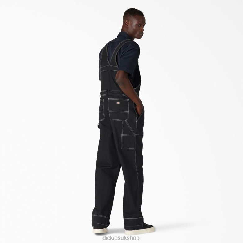 Reworked Utility Bib Overalls Men Dickies Regular 88T841513 Work Apparel