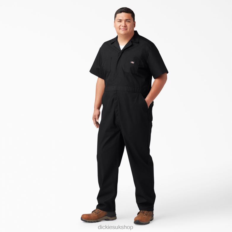 Short Sleeve Coveralls Men Dickies Short 88T84323 Work Apparel