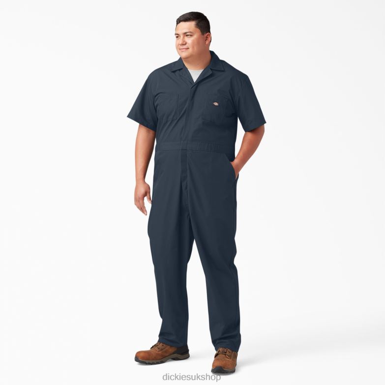Short Sleeve Coveralls Men Dickies Short 88T84324 Work Apparel