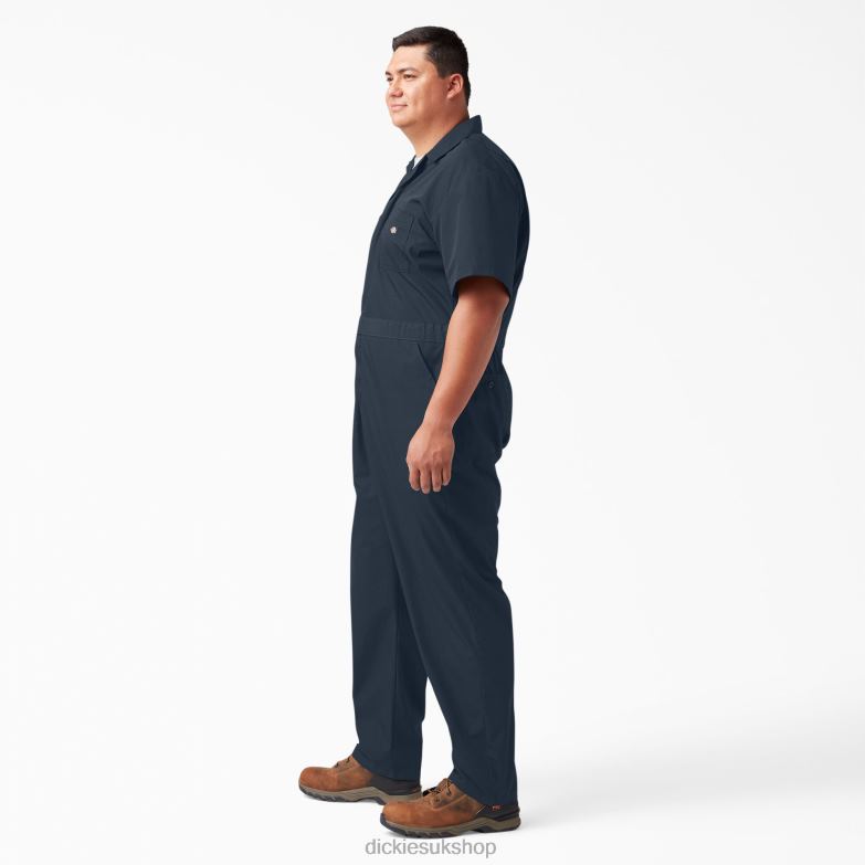 Short Sleeve Coveralls Men Dickies Short 88T84324 Work Apparel