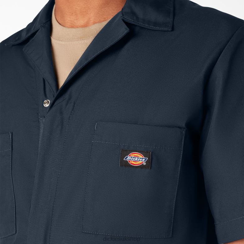 Short Sleeve Coveralls Men Dickies Short 88T84324 Work Apparel