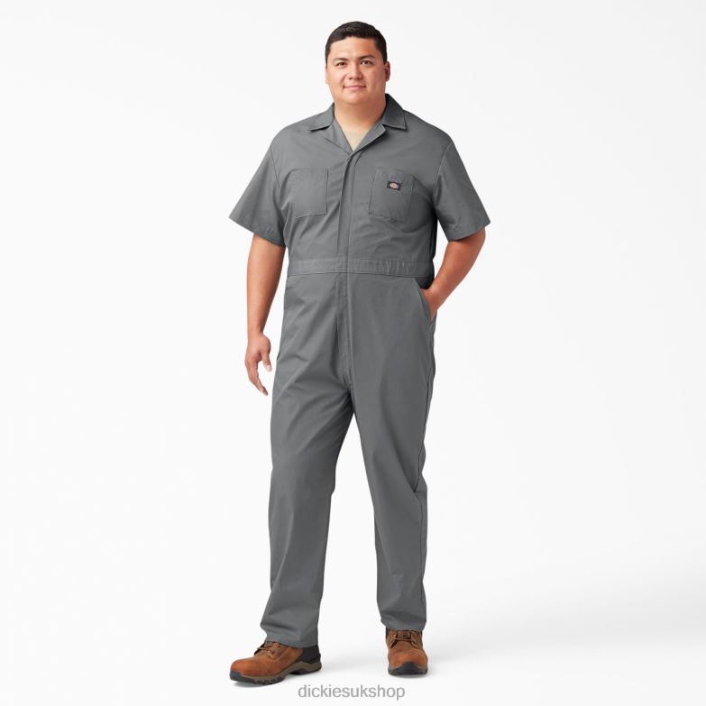 Short Sleeve Coveralls Men Dickies Short 88T84325 Work Apparel