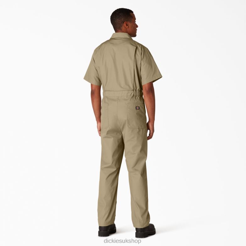 Short Sleeve Coveralls Men Dickies Short 88T84326 Work Apparel