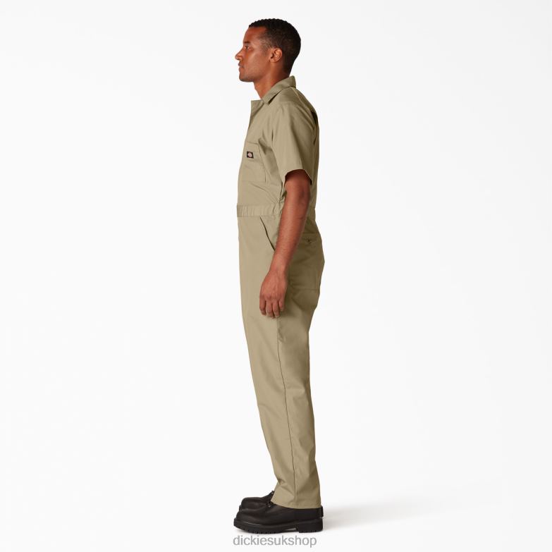 Short Sleeve Coveralls Men Dickies Short 88T84326 Work Apparel