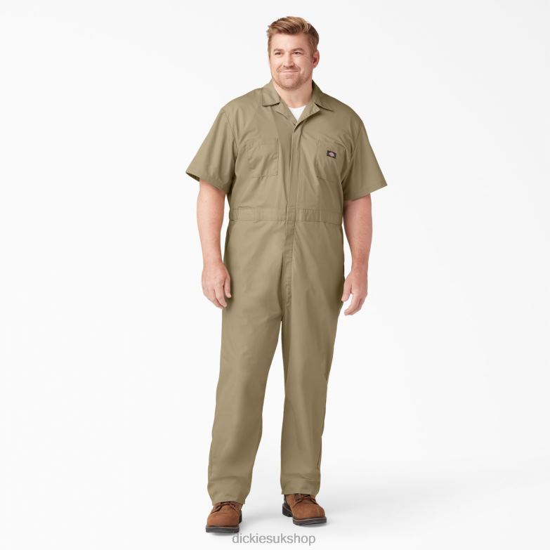 Short Sleeve Coveralls Men Dickies Short 88T84326 Work Apparel