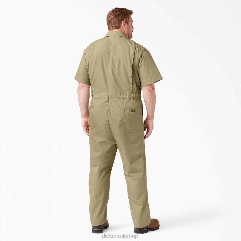 Short Sleeve Coveralls Men Dickies Short 88T84326 Work Apparel