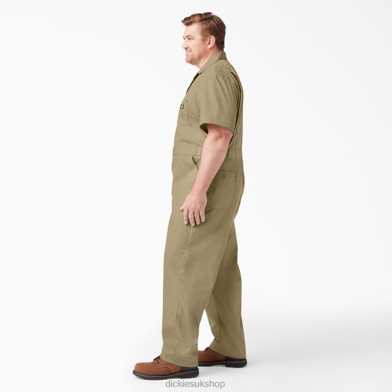 Short Sleeve Coveralls Men Dickies Short 88T84326 Work Apparel