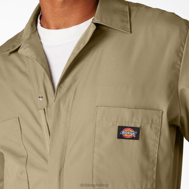 Short Sleeve Coveralls Men Dickies Short 88T84326 Work Apparel