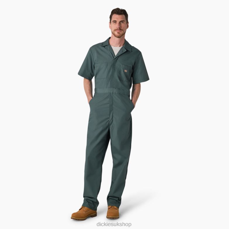Short Sleeve Coveralls Men Dickies Short 88T84327 Work Apparel