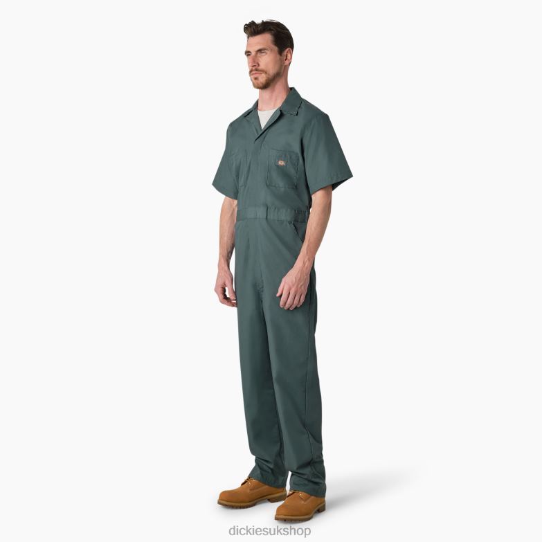 Short Sleeve Coveralls Men Dickies Short 88T84327 Work Apparel