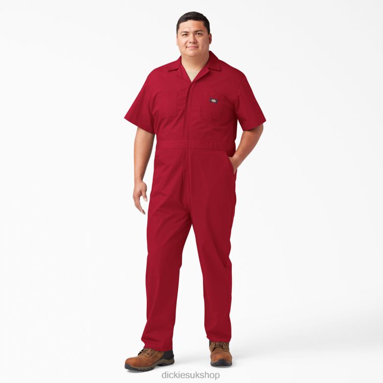 Short Sleeve Coveralls Men Dickies Short 88T84329 Work Apparel