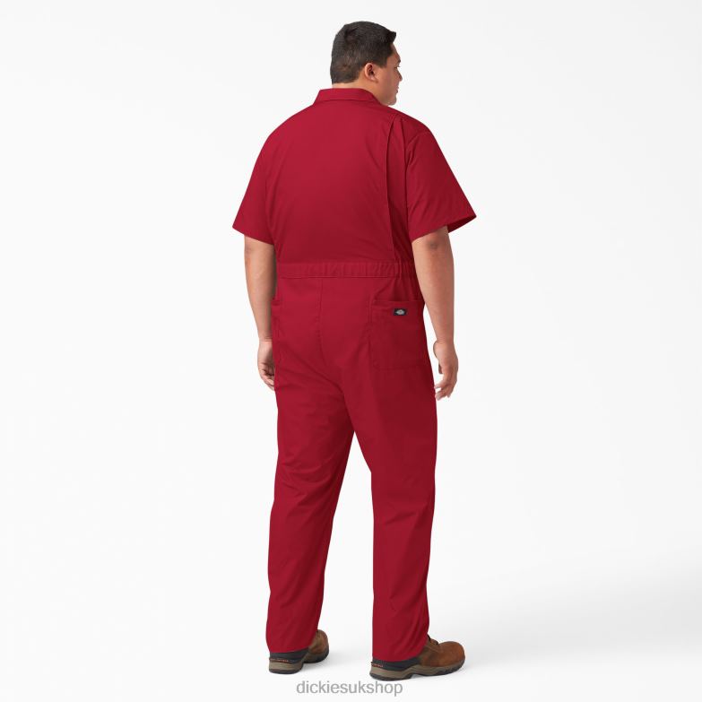 Short Sleeve Coveralls Men Dickies Short 88T84329 Work Apparel