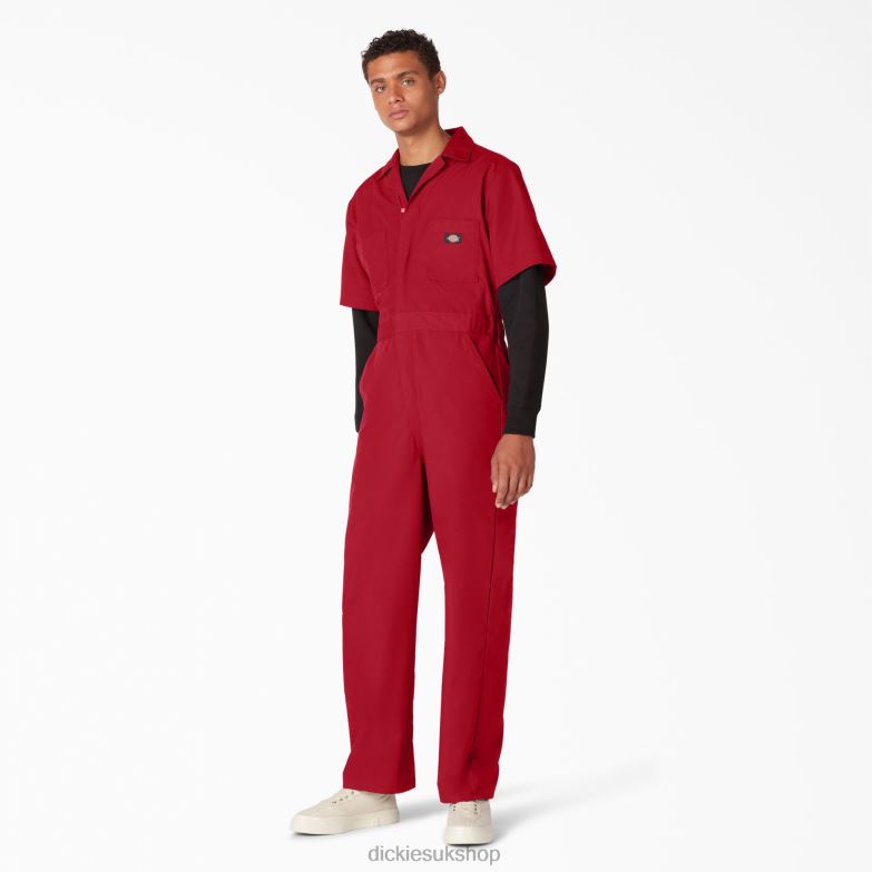 Short Sleeve Coveralls Men Dickies Short 88T84329 Work Apparel