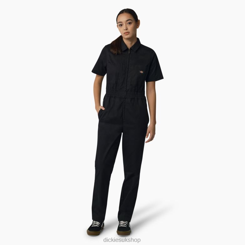 Vale Coveralls Women Dickies Black (BKX) 88T841938 Work Apparel