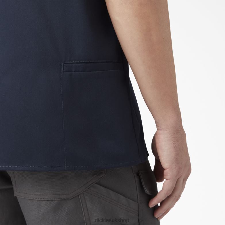 Traeger Ultimate Grilling Shirt Men Dickies Dark Navy (DN) 88T84793 Work Apparel