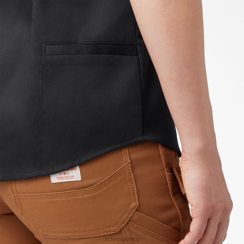 Traeger Ultimate Grilling Shirt Women Dickies Black (BK) 88T842156 Work Apparel