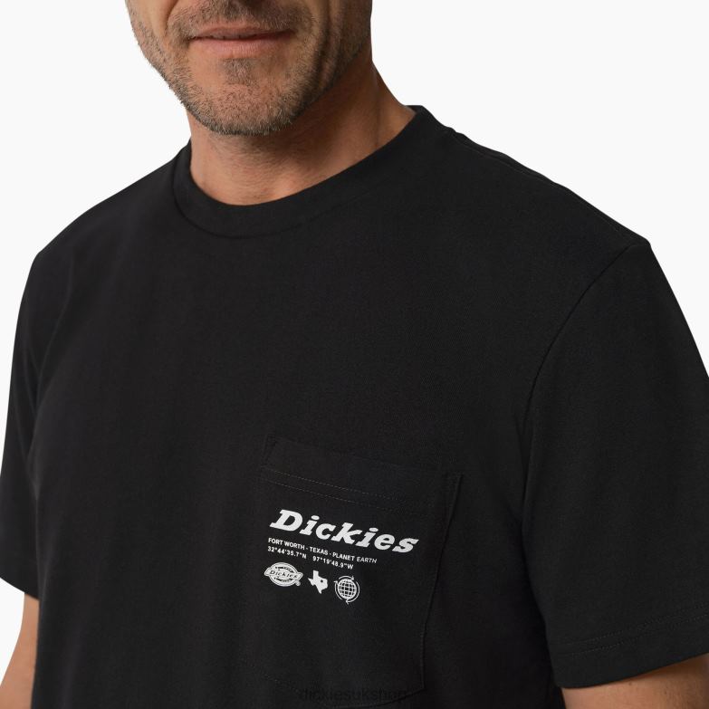 United By Work Graphic T-Shirt Men Dickies Black (B25) 88T84880 Work Apparel