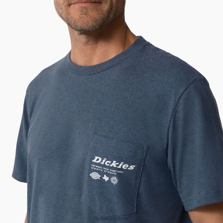 United By Work Graphic T-Shirt Men Dickies Denim Blue (D25) 88T84881 Work Apparel